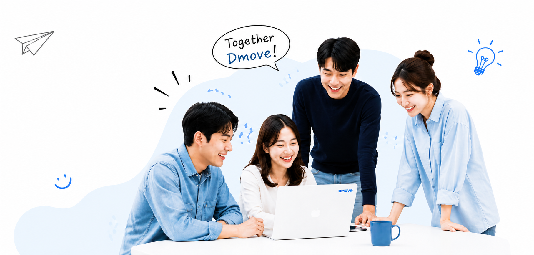 DMOVE 팀 일러스트