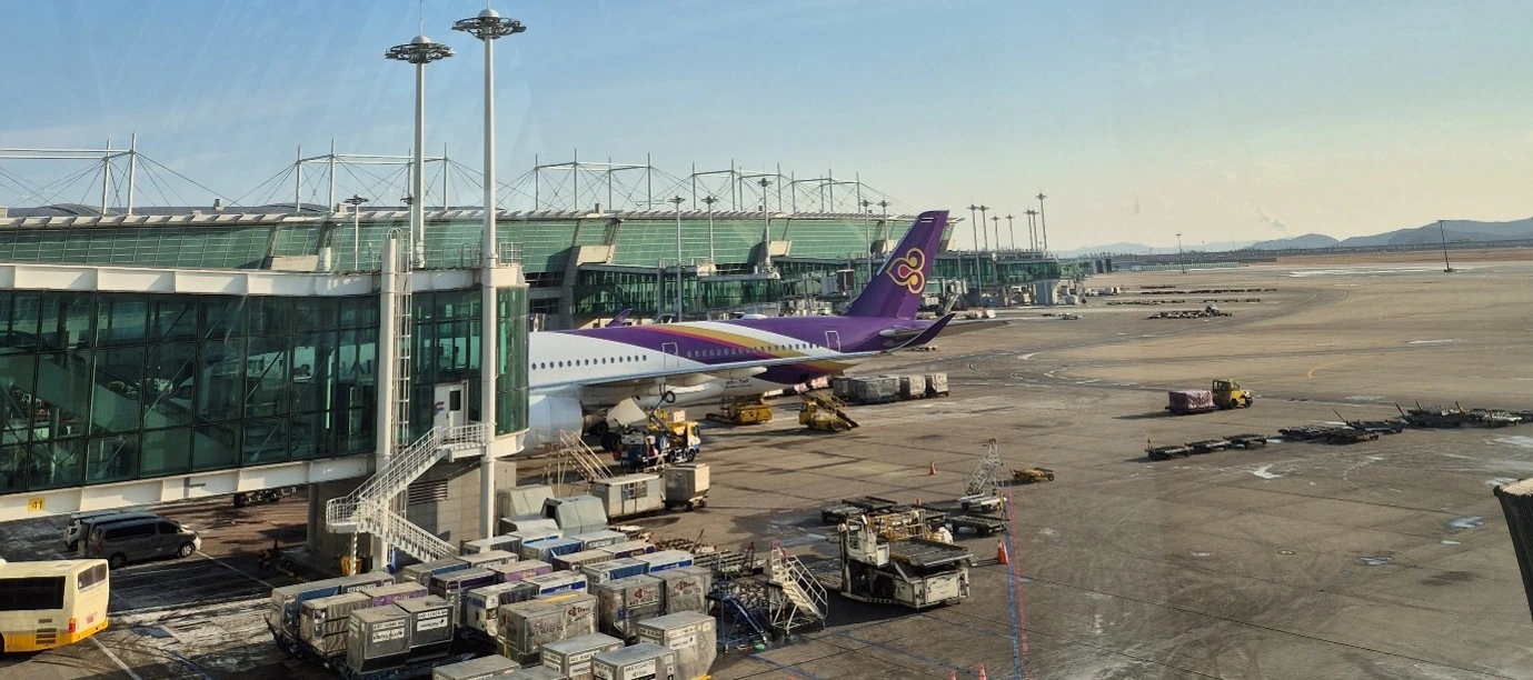 타이항공 비행기 전경